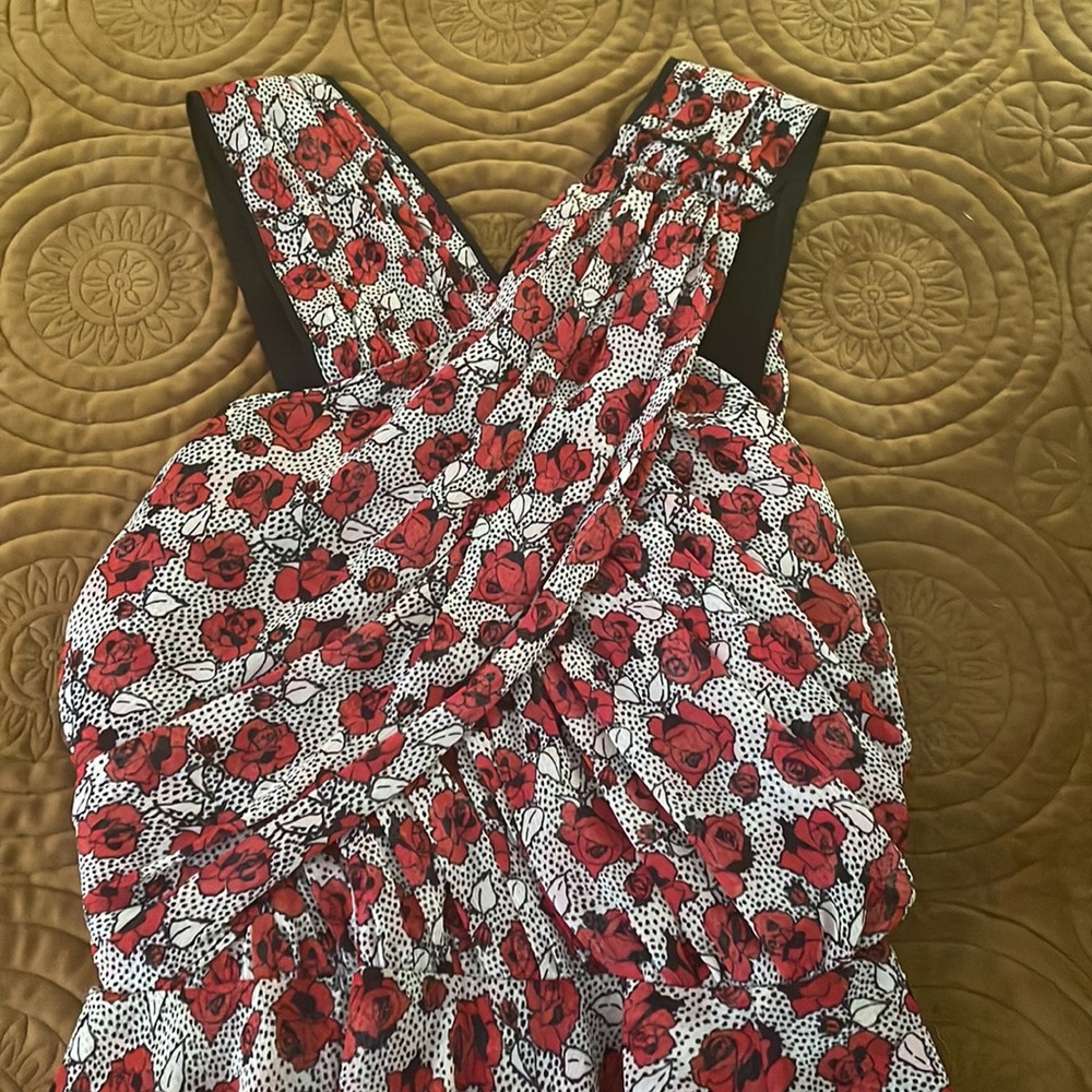 THE KOOPLES ROSE PRINT DRESS - Picture 4 of 8
